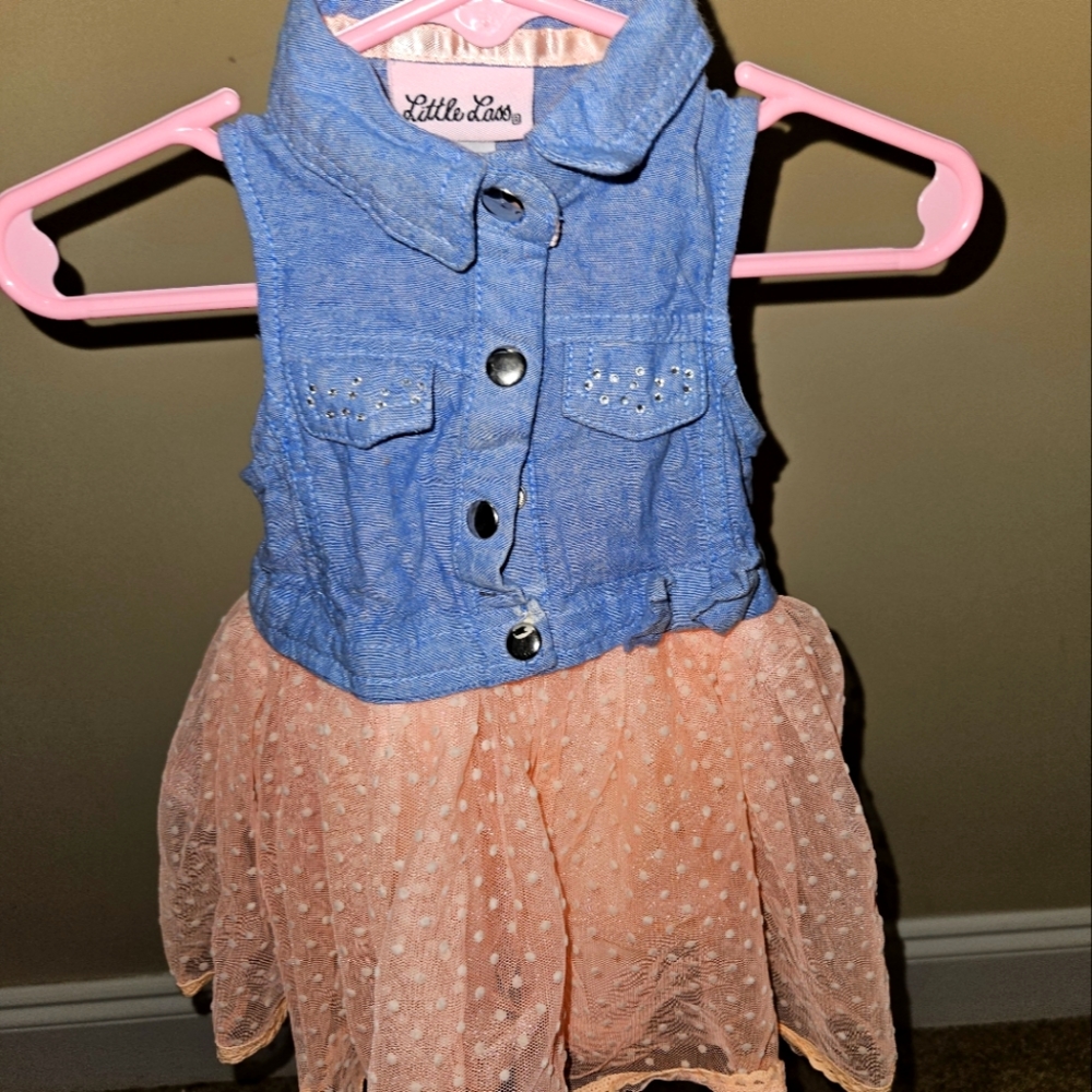 Little lass | Spring & Summer Dress | Baby Girl Dress | 3 to 6 months